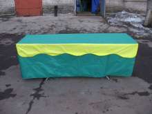 Скатерть на стол 1,8х0,6 с воланом Скатерть на стол 1,8х0,6 с воланом
